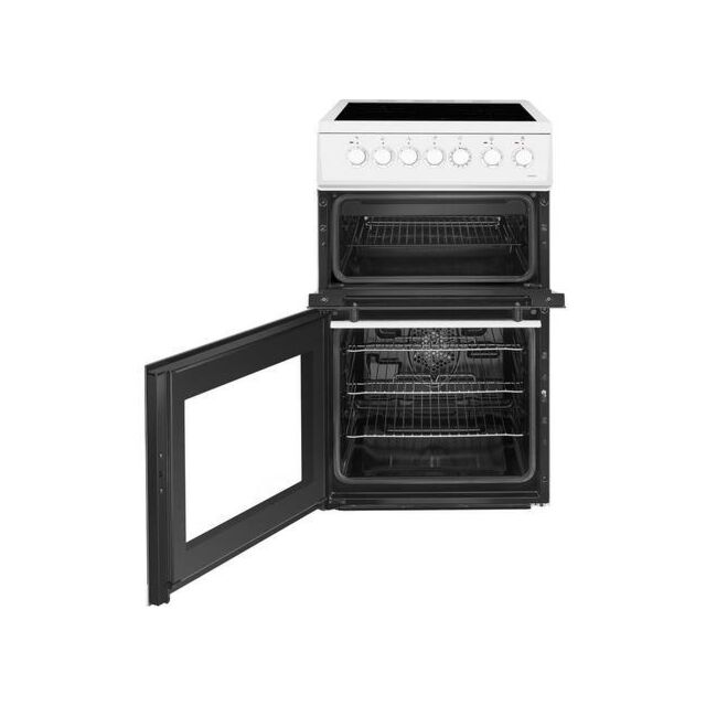 Beko EDVC503W 50Cm Double Oven Cooker Ceramic