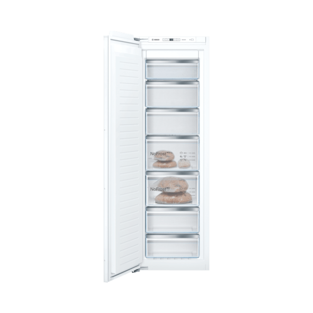 Bosch GIN81AEF0G Tall Built In Frost Free Freezer