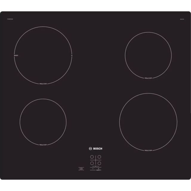 Bosch PUG61RAA5B 60Cm Induction Hob - Black Plug & Play