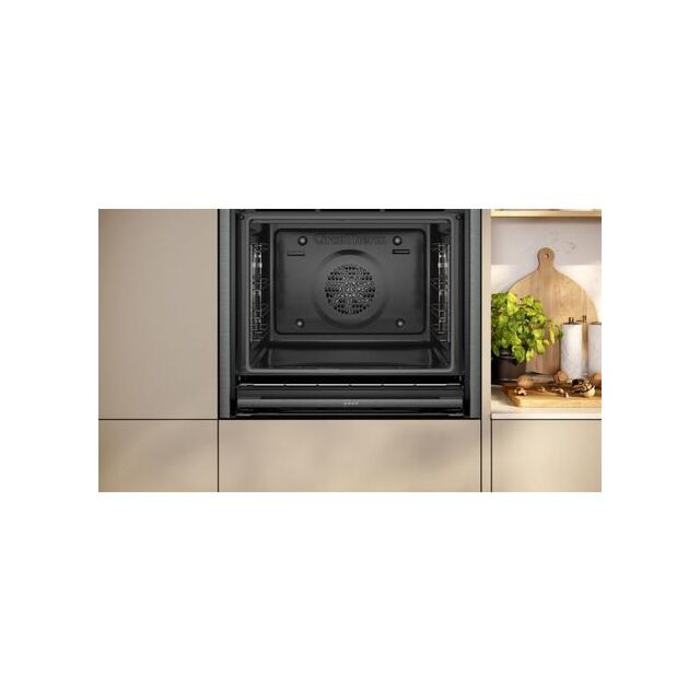 Neff B54CR71G0B Single Oven - Graphite Grey - Slide And Hide