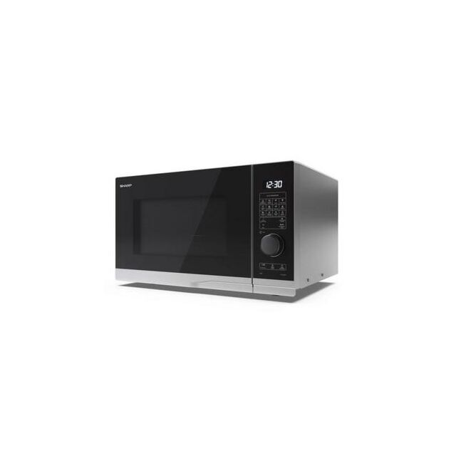 Sharp YC-PG254AU-S 20 Litres Grill Microwave Oven - Silver/Black