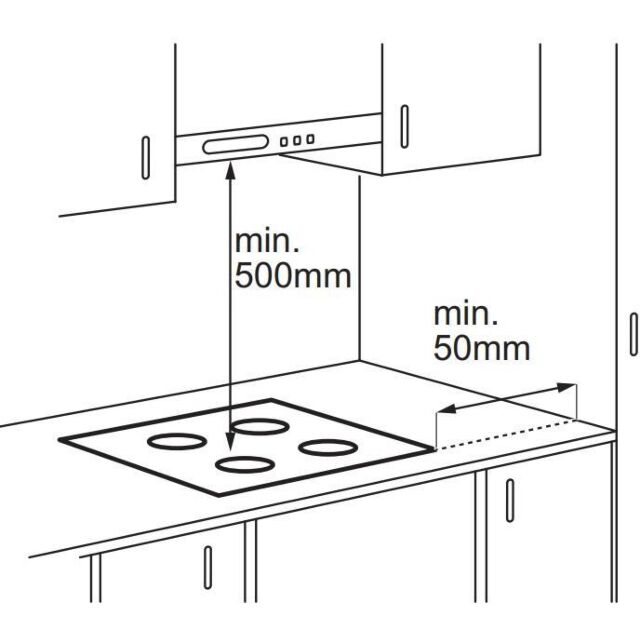 Zanussi ZITN644K 60Cm Induction Hob - Black