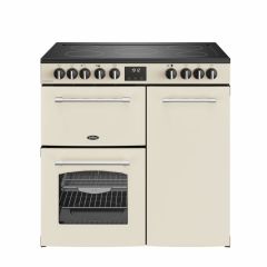Belling 444411818 Belling Farmhouse 90E 90Cm Electric Range Cooker With Ceramic Hob - Cream - A/A Ra