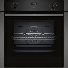 Neff B3ACE4HG0B Single Oven - Black With Graphite Trim