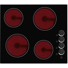 Culina UBCH60KCR 60Cm Ceramic Hob With Control Knobs