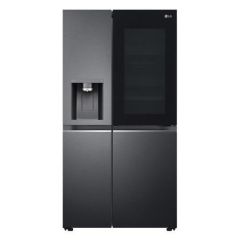 Lg GSXV90MCAE Frost Free American Style Fridge Freezer - Matt Black