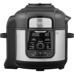 Ninja OP500UK Foodi OP500UK 7.5L 9-in-1 Multi Pressure Cooker and Air Fryer - Black/Stainless Steel