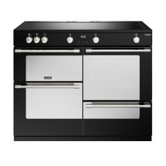 Stoves 444411481 (1 ONLY) Stoves Sterling Deluxe D1100ei Tch Black 110Cm Induction Range Cooker, A R