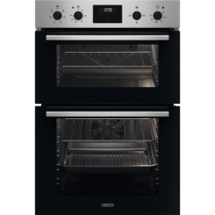 Zanussi ZKCXL3X1 Built In Double Oven - Stainless Steel