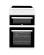 Beko EDVC503W 50Cm Double Oven Cooker Ceramic