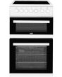 Beko EDVC503W 50Cm Double Oven Cooker Ceramic