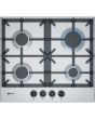 Neff T26DS49N0 60Cm Gas Hob - Stainless Steel