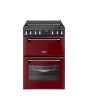 Stoves 444411997 60Cm Wide Double Oven Dual Fuel Richmond Dx Mra 60Df Mini Range Cooker - Garnet Red